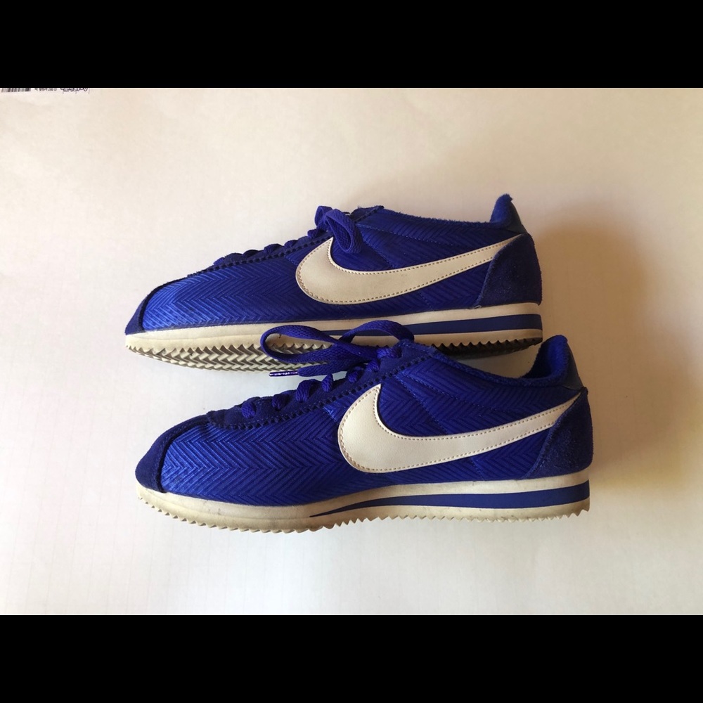 Nike Women’s Classic Cortez Blue/White 10